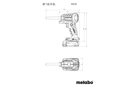 Metabo BP 18 LTX BL Akku-Gebläse solo  ohne Akkupack, ohne Ladegerät