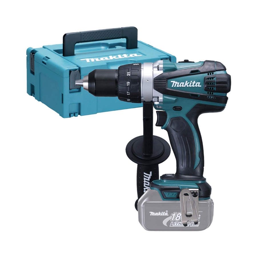 Makita DDF458ZJ Akku-Bohrschrauber LXT 18 V • 91 Nm • 2.000 U/min