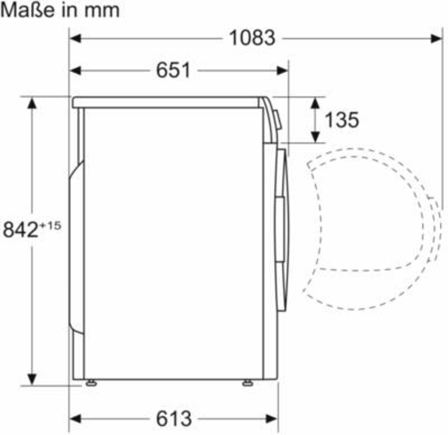 Bosch WTH83VV3 Serie 4 Wärmepumpen-Trockner 8 kg Weiß 