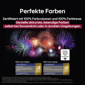 LG OLED65G59LS 4K OLED evo Gallery Design Smart TV mit Standfuß 