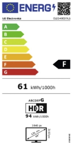 LG OLED48G59LS.AEU 4K OLED evo Gallery Design Smart TV 
