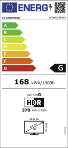 LG 85QNED93A6A 4K QNED evo Smart TV, Display mit MiniLED Fernseher