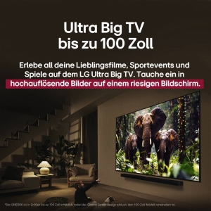 LG 100QNED86A6 4K QNED evo Smart TV, Super Slim Design 