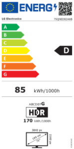 LG 75QNED82A6B.AEU 4K QNED evo AI TV 