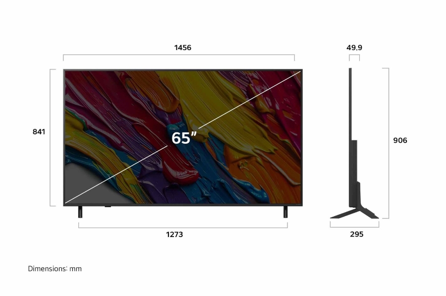 LG 65QNED82A6B.AEU 4K QNED evo AI TV 