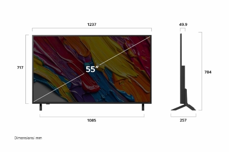 LG 55QNED82A6B.AEU 4K QNED evo AI TV 