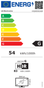 LG 43QNED82A6B.AEU 4K QNED evo AI TV 