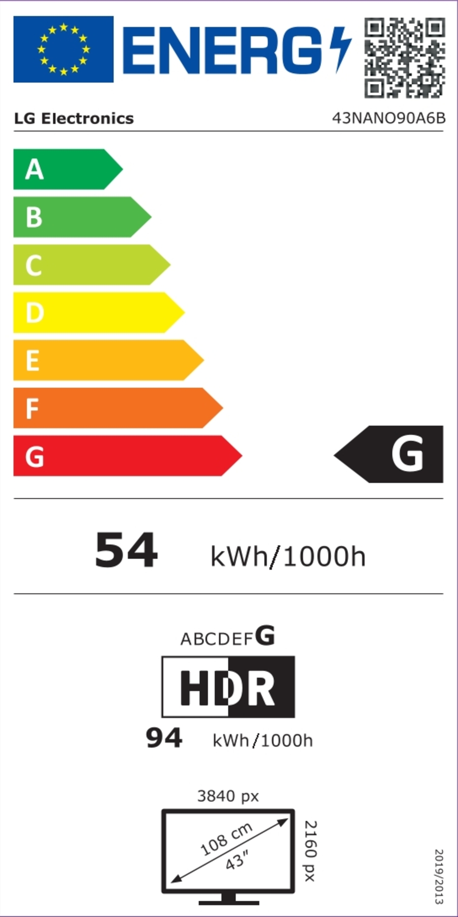 LG 43NANO90A6B.AEU 4K NanoCell Smart TV im Super Slim Design 