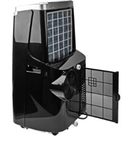 Nedis ACMB2BK12 3-in-1 Klimaanlage, Gebläse und Entfeuchter geeignet für Räume bis 100 m³, Energieeffizienzklasse A