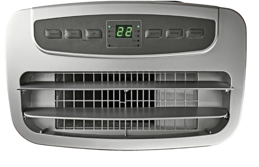 Nedis ACMB2BK12 3-in-1 Klimaanlage, Gebläse und Entfeuchter geeignet für Räume bis 100 m³, Energieeffizienzklasse A