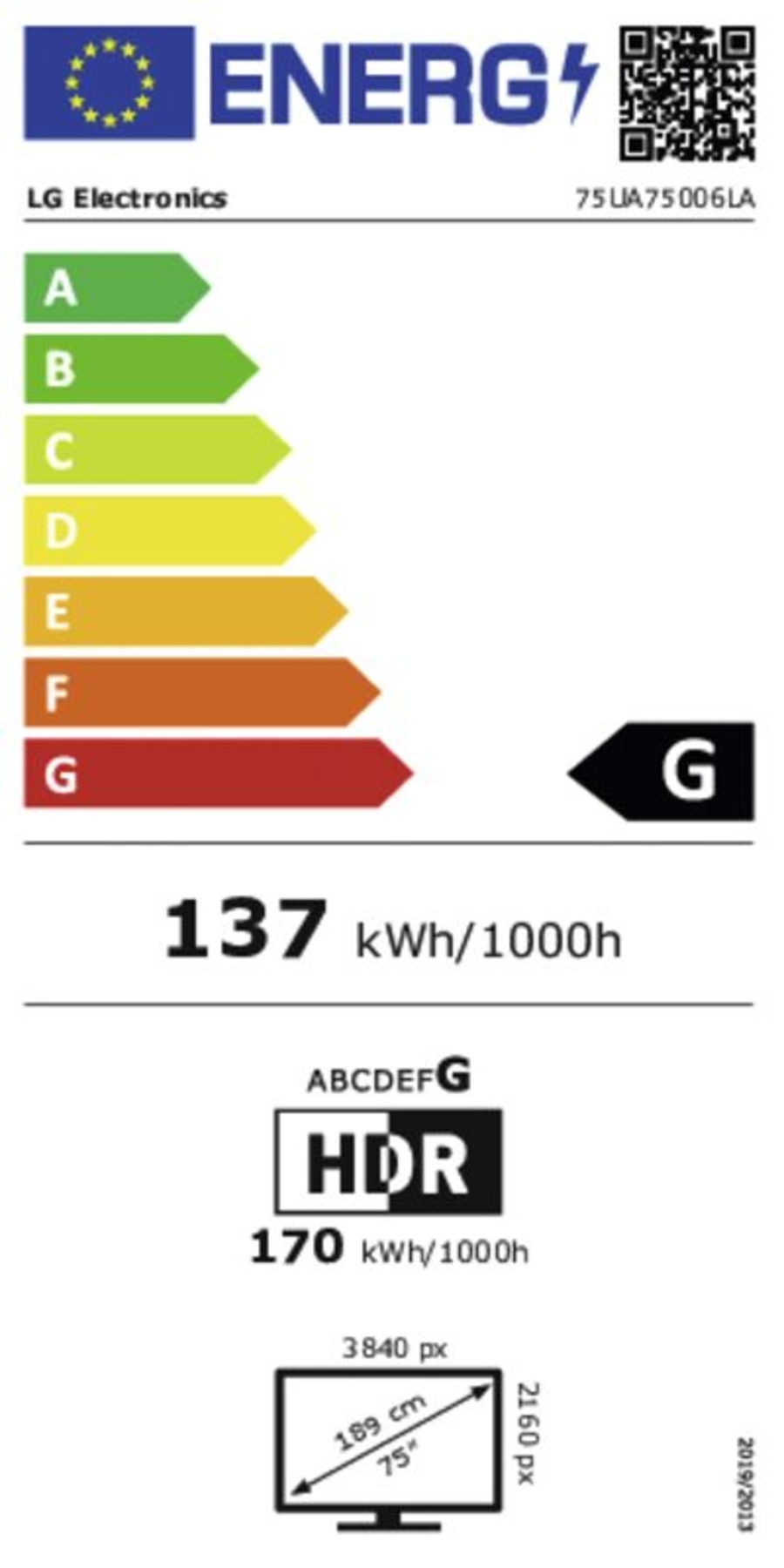LG 75UA75006LA.AEUQ 4K UHD Smart TV 