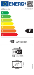 LG 43LR60006LA.AEEQ FHD Smart TV 