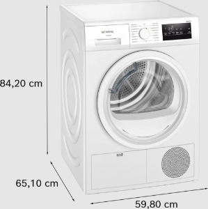 Siemens WT45HVA3 Wärmepumpen-Trockner 8 kg Weiß 