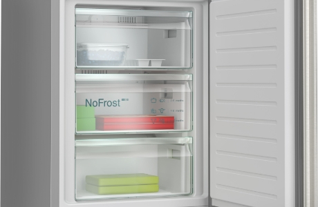 Siemens KG39NEIAF iQ500 Kühl-Gefrier-Kombination mit Gefrierbereich   203 x 60 cm, Gebürsteter Stahl ,Total noFrost