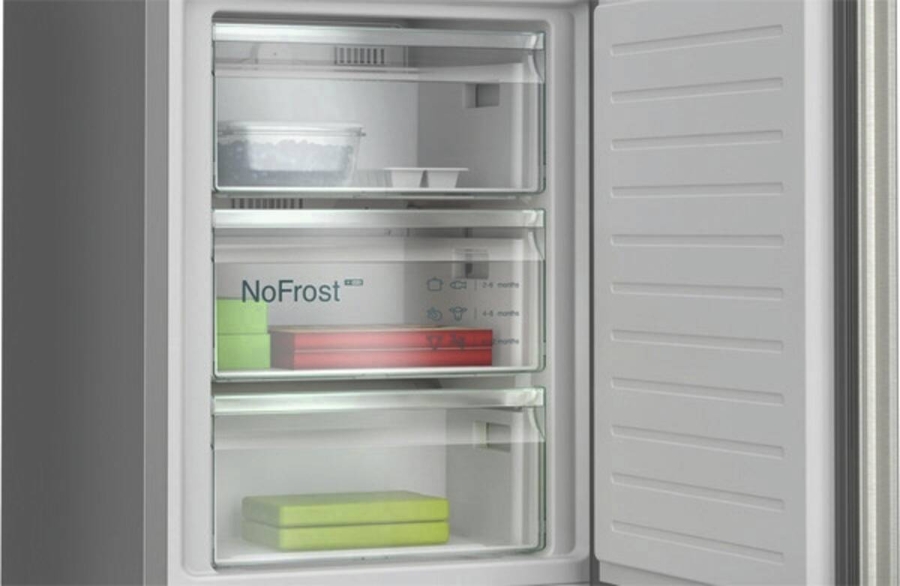 Siemens KG39NEIAF iQ500 Kühl-Gefrier-Kombination mit Gefrierbereich   203 x 60 cm, Gebürsteter Stahl ,Total noFrost