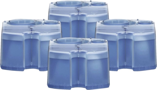 Braun Personal Care Rasierer-Reinigungsstation Nachfüllkartuschen 4er-Pack Hygienische Reinigung, 4er Pack