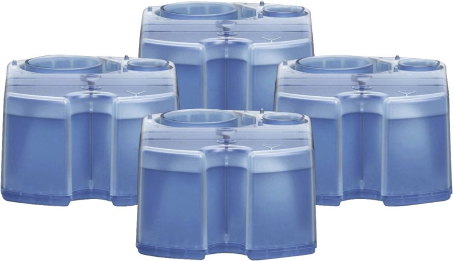 Braun Personal Care Rasierer-Reinigungsstation Nachfüllkartuschen 4er-Pack Hygienische Reinigung, 4er Pack