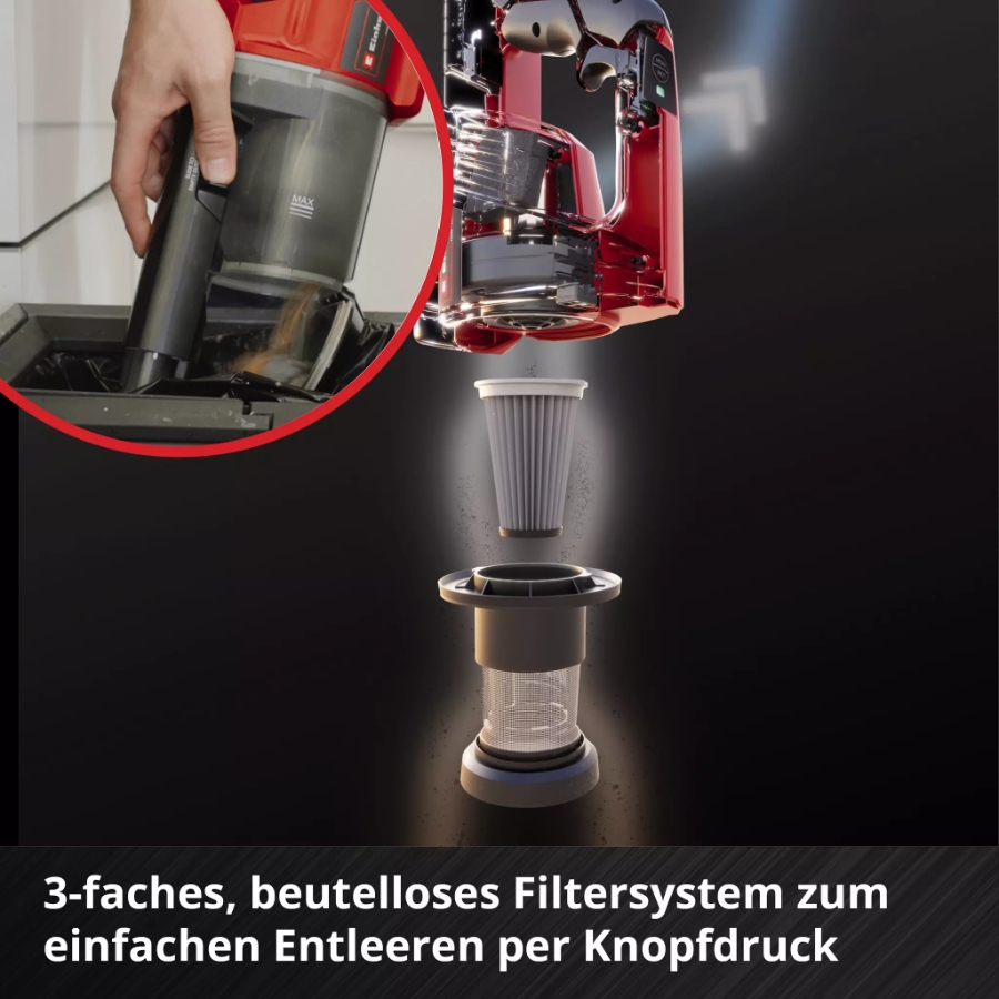 Einhell TE-SV 18 Li-Solo Akku-Stielstaubsauger 2347180 