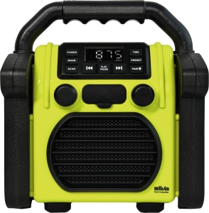 Silva BR 230 BT Baustellenradio mit Bluetooth Neongelb