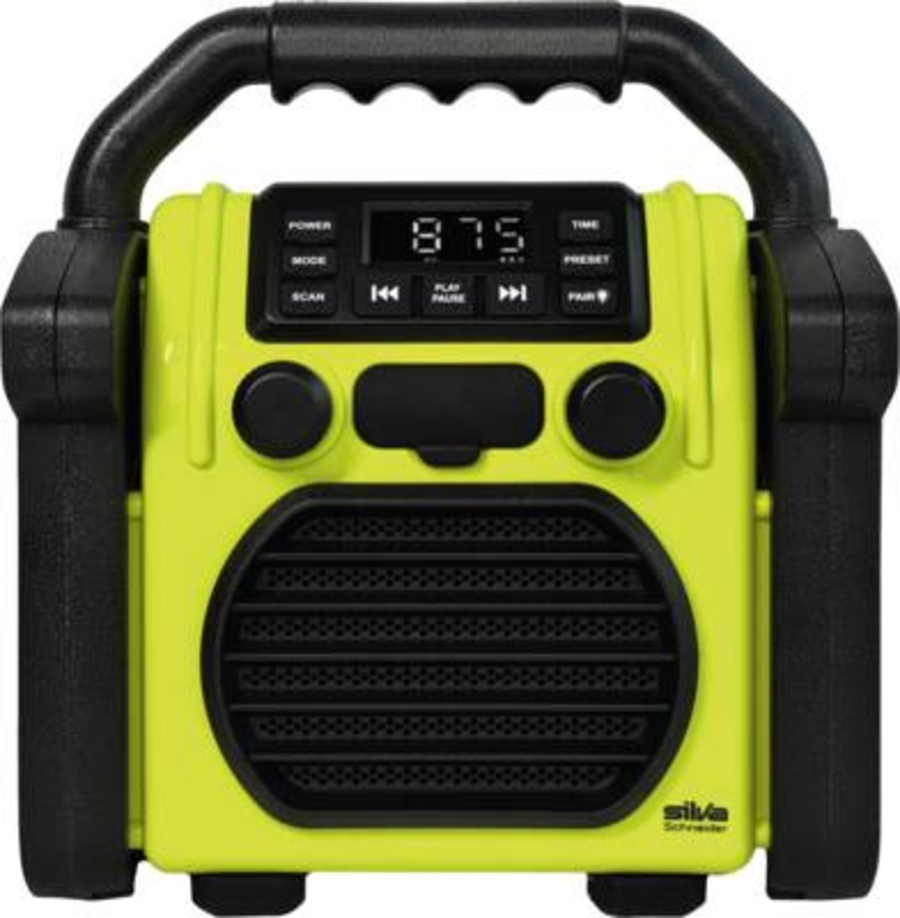 Silva BR 230 BT Baustellenradio mit Bluetooth Neongelb