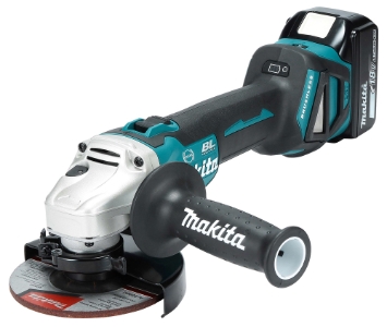 Makita DGA513RTJ Akku-Winkelschleifer LXT  18 V • 125 mm • 3.000 - 8.500 U/min