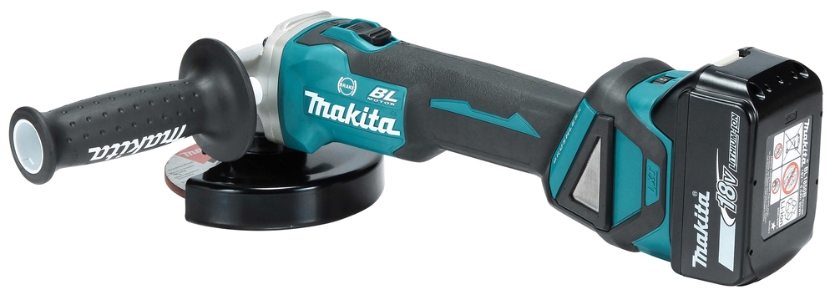 Makita DGA513RTJ Akku-Winkelschleifer LXT  18 V • 125 mm • 3.000 - 8.500 U/min