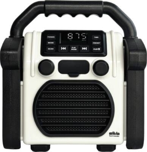 Silva BR 230 BT Baustellenradio mit Bluetooth Weiss