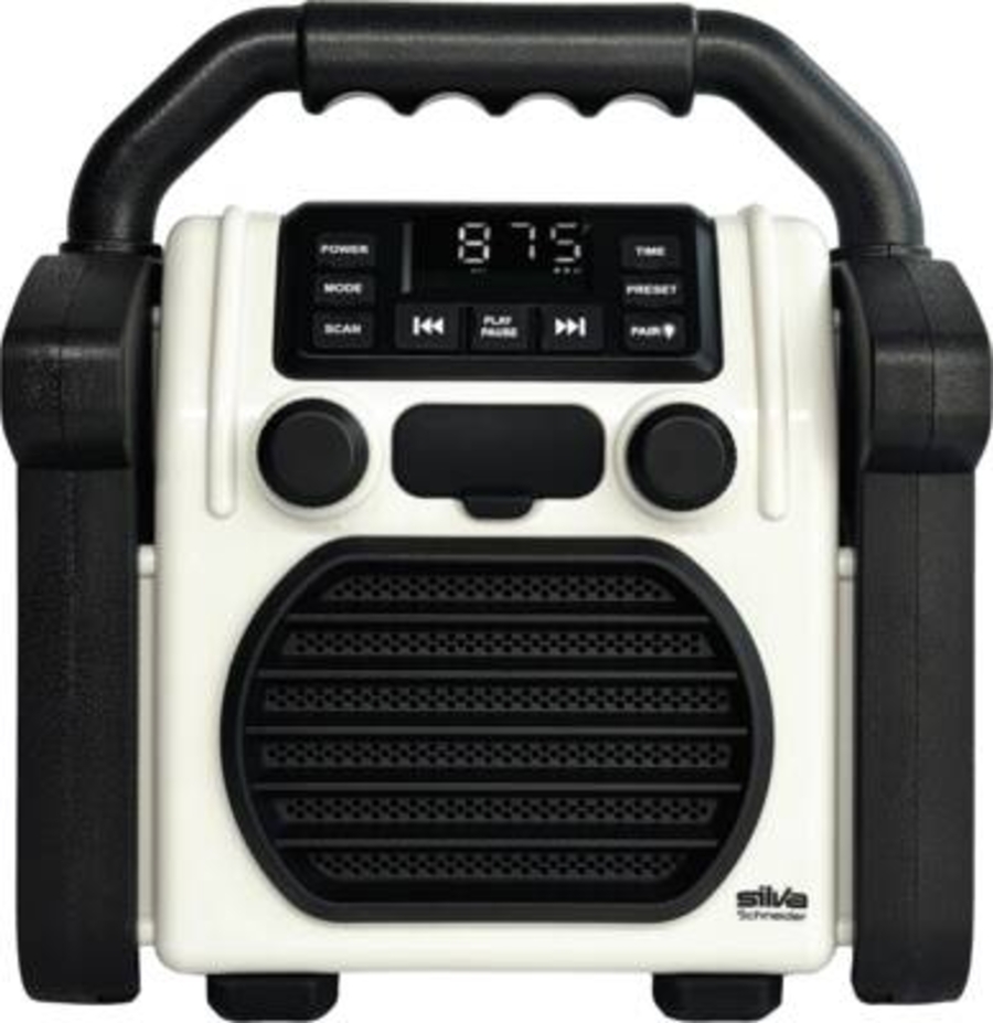 Silva BR 230 BT Baustellenradio mit Bluetooth Weiss