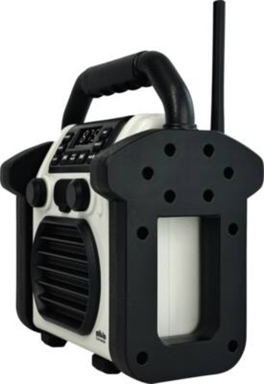 Silva BR 230 BT Baustellenradio mit Bluetooth Weiss