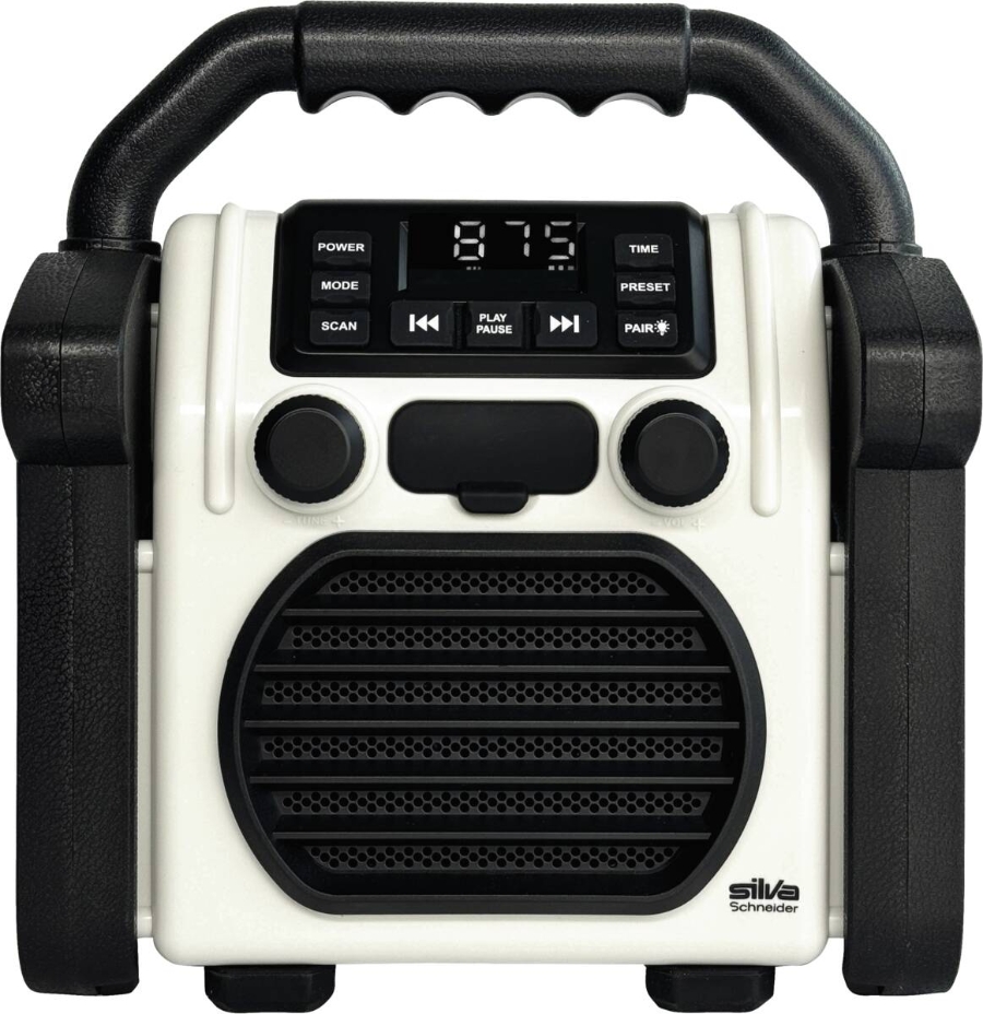 Silva BR 230 BT Baustellenradio mit Bluetooth Weiss