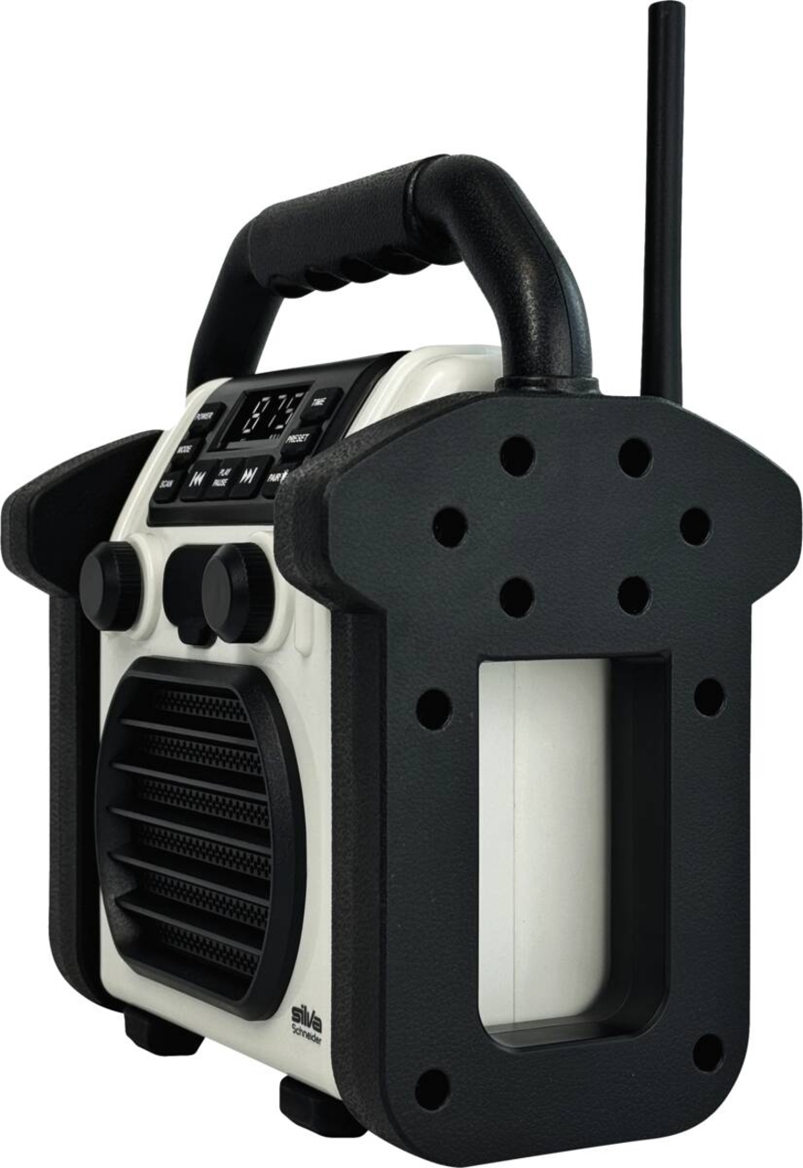 Silva BR 230 BT Baustellenradio mit Bluetooth Weiss