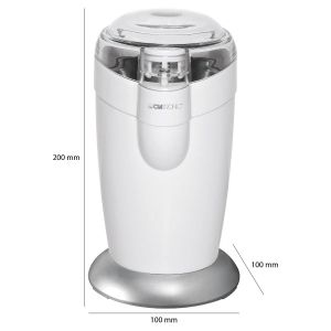 Clatronic KSW 3306 Kaffeemühle weiß beige 