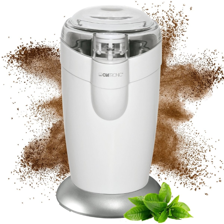 Clatronic KSW 3306 Kaffeemühle weiß beige 