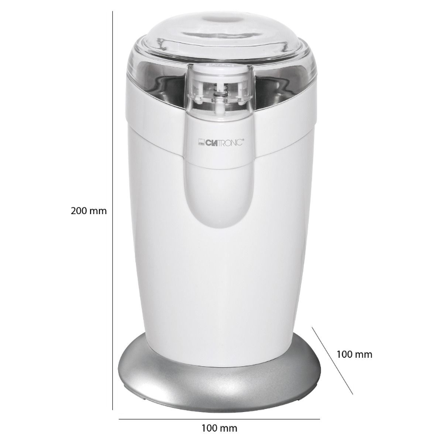 Clatronic KSW 3306 Kaffeemühle weiß beige 