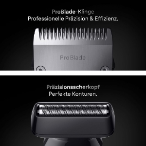Braun Personal Care AIO7540 All-in-One Series 7, 11-in-1 Groomingset, ProBlade,  AutoSense, 120 Min Akku, Blau