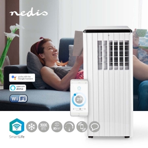 Nedis WIFIACMB3WT9  SmartLife 3-in-1-Klimaanlage Wi-Fi | 9000 BTU | 80 m³ | Entfeuchtung | Android™ / IOS 