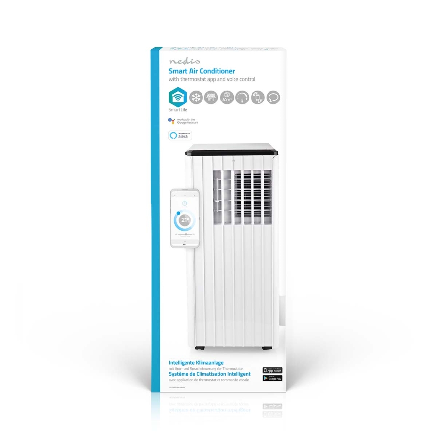 Nedis WIFIACMB3WT9  SmartLife 3-in-1-Klimaanlage Wi-Fi | 9000 BTU | 80 m³ | Entfeuchtung | Android™ / IOS 