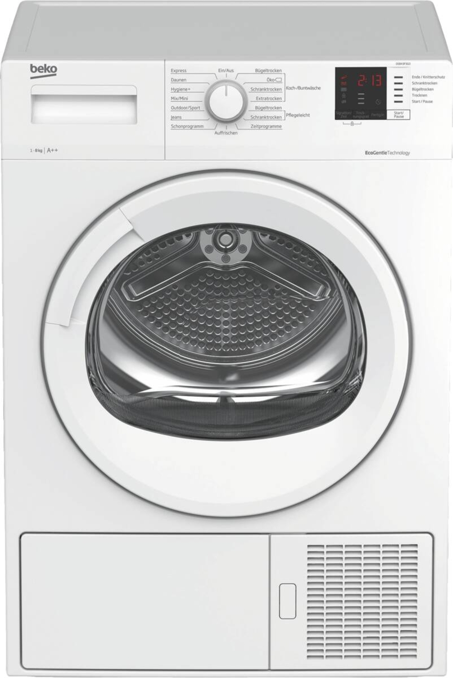 Beko DS843F3G0 Wärmepumpentrockner 8kg Weiss A++