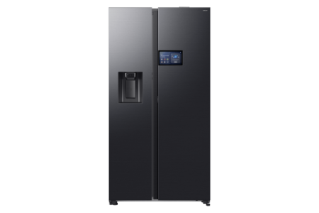 Samsung RS90F64EDFEF Side-by-Side  Premium Black Steel mit AI Home und Festwasseranschluss 