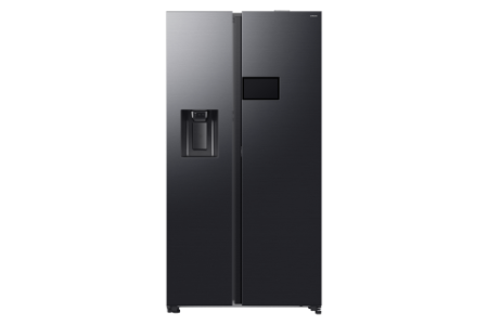 Samsung RS90F64EDFEF Side-by-Side  Premium Black Steel mit AI Home und Festwasseranschluss 