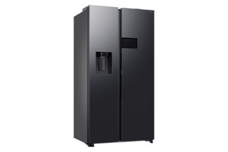 Samsung RS90F64EDFEF Side-by-Side  Premium Black Steel mit AI Home und Festwasseranschluss 