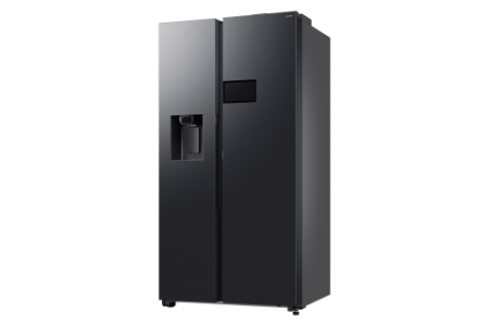 Samsung RS90F64EDFEF Side-by-Side  Premium Black Steel mit AI Home und Festwasseranschluss 