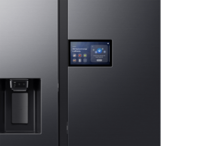 Samsung RS90F64EDFEF Side-by-Side  Premium Black Steel mit AI Home und Festwasseranschluss 