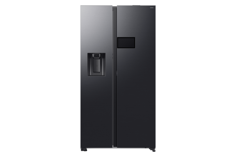 Samsung RS90F64EDFEF Side-by-Side  Premium Black Steel mit AI Home und Festwasseranschluss 