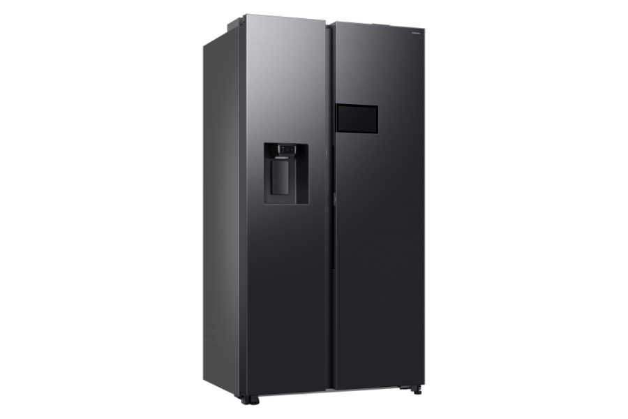 Samsung RS90F64EDFEF Side-by-Side  Premium Black Steel mit AI Home und Festwasseranschluss 
