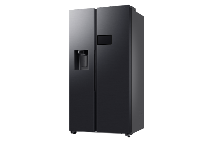 Samsung RS90F64EDFEF Side-by-Side  Premium Black Steel mit AI Home und Festwasseranschluss 