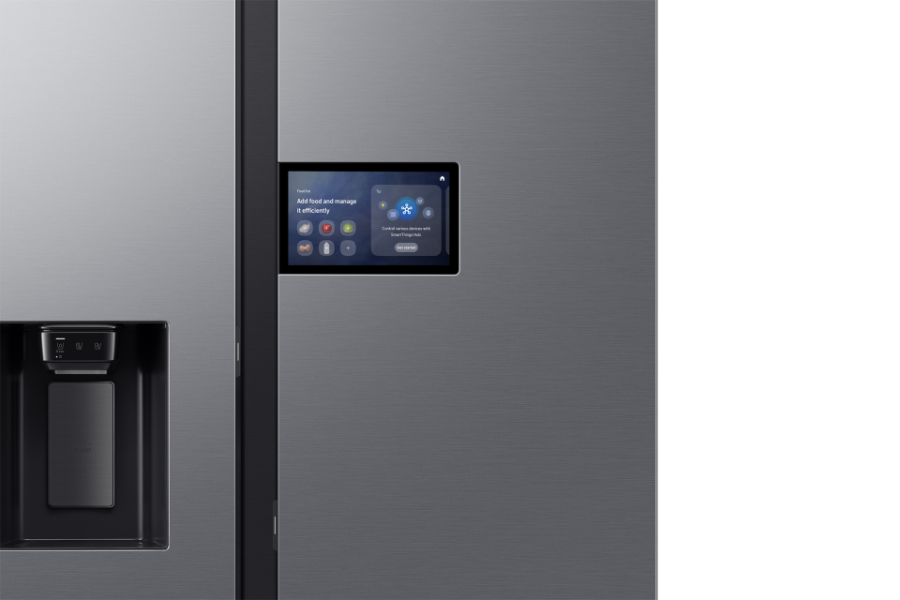 Samsung RS90F64EDTEF Side-by-Side  Edelstahl Look mit AI Home und Festwasseranschluss