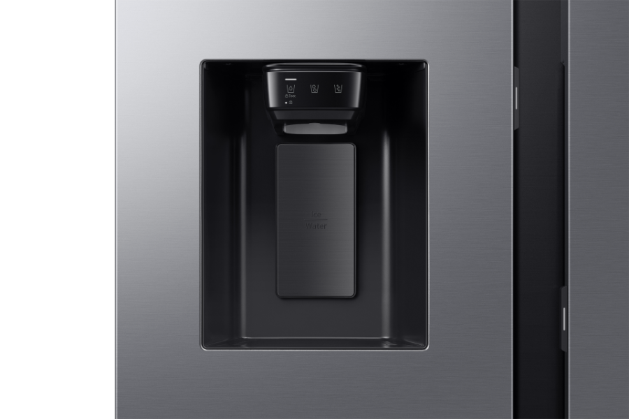 Samsung RS90F64EDTEF Side-by-Side  Edelstahl Look mit AI Home und Festwasseranschluss