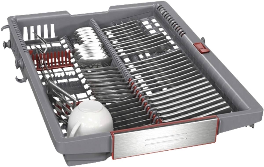 Bosch SPV6EMX05E Serie 6 Geschirrspüler Einbau 45cm, Time Light mit Besteckschublade