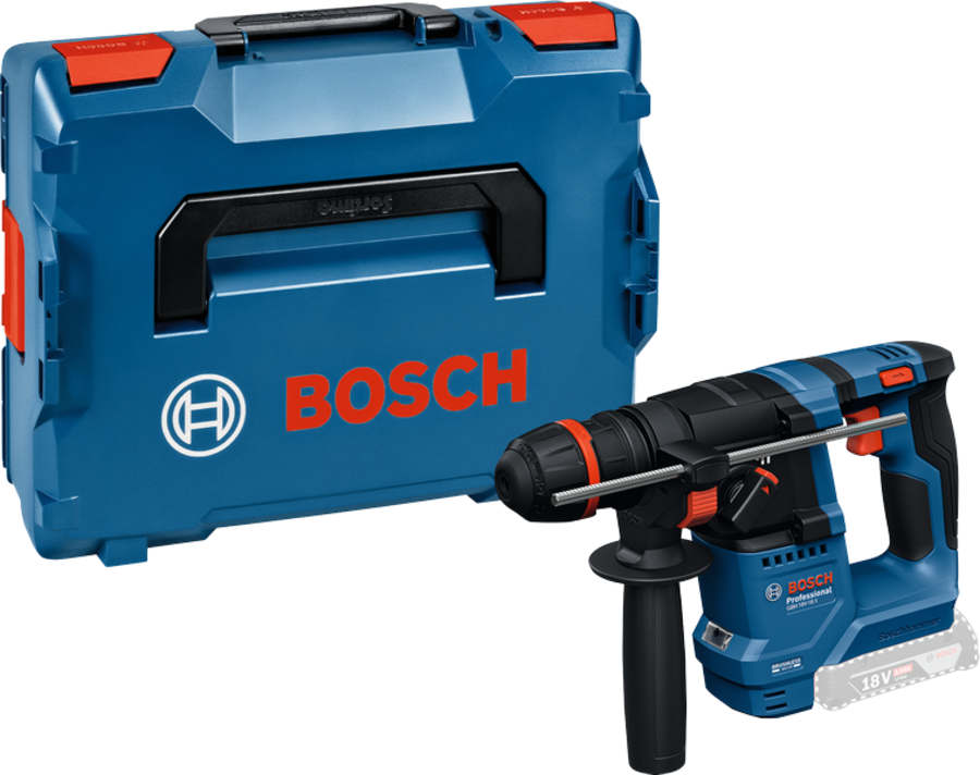 BOSCH Professional GBH 18V-18 X Akku-Bohrhammer mit ONECHUCK Solo mit L-BOXX 136    0611927102